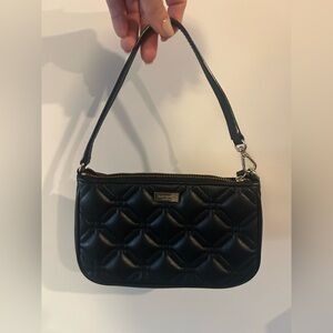 Kate Spade Black Quilted Mini Bag